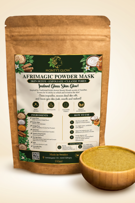 AFRIMAGIC  SKIN DETOX  MASK for face and Body - Purify and Polish: Experience a Spa-Level Detox That Sheds Dull, Dead Skin!