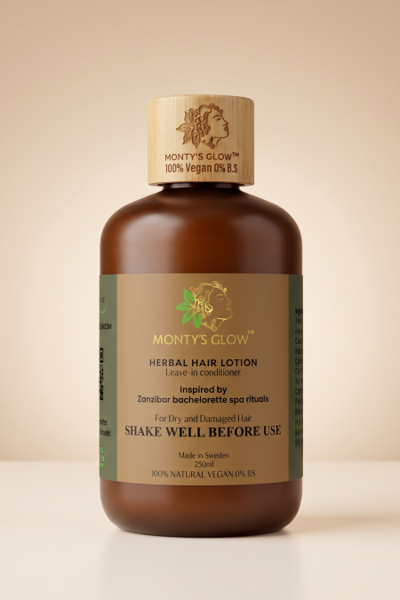 HERBAL HAIR LOTION - Leave-In Conditioner,  Moisture Meets Growth!  Hydrated Hair and Stimulated Thickness.