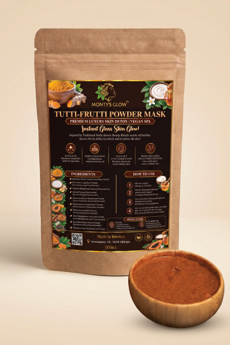 TUTTI-FRUTTI SKIN DETOX  mask power- Brighten, Detox, and Renew ! Fade Hyperpigmentation & Reveal Radiant Skin Free From Spots and Sun Damage